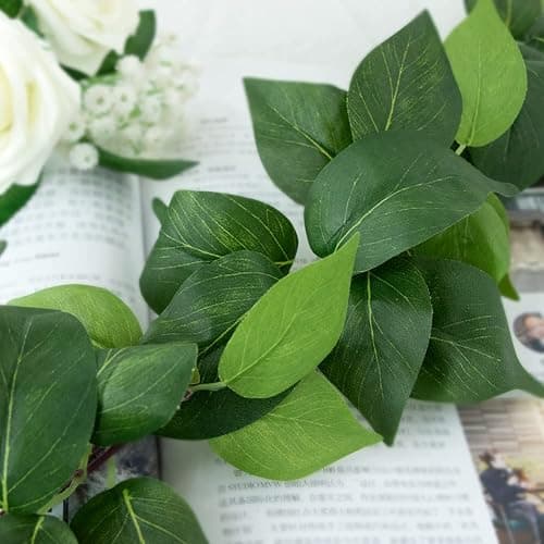 Apeair 3Pcs Artificial Greenery Ivy Vines Kit, 6FT Odorless Silk Ivy Garland, Green Leaves Fake Hanging Plants, for Boho Decor, Home, Classroom, Wall, Party and Wedding Decoration thumbnail 5