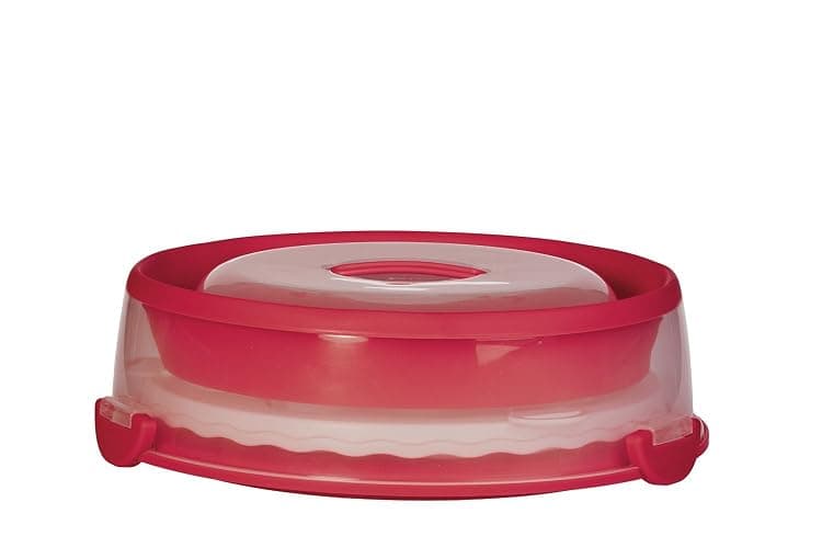 PrepWorks Carrier for 24 Cupcakes, 2 Layers, Red – Portable Cupcake Carrier for Easy Transport thumbnail 4