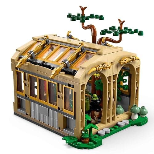 LEGO Harry Potter Le Château De Poudlard : Le Cours De Botanique - Jeu De Construction Modulaire - Minifigurines De Neville, Hermione & Prof. Chourave - 3 Mandragores - Cadeau Fille Dès 8 Ans 76445 thumbnail 6
