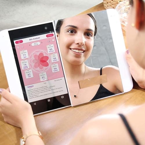 HiMirror Himirror Slide: Smart Makeup Mirror With Skin Detector, Smart Beauty Mirror With Led Lights, Vanity Mirror With Foldable Stand, 1 count thumbnail 3