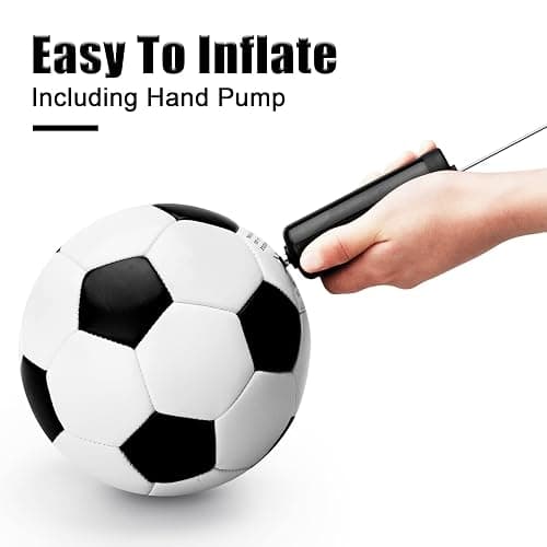 Soccer Ball Size 5 Size 4 Size 3 Size 2 with Pump Deflated - Single, 2 or 3 Pack Operation Christmas Bulik Items - Official Size & Weight Training Ball - Gift for Toddler Kids Boys Girls Youth Adult thumbnail 6