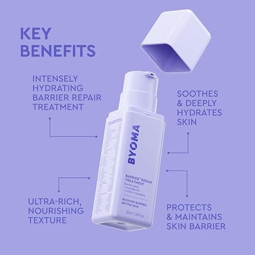 BYOMA Barrier Repair Treatment Moisturizer | Intensely Hydrating, Dry, Sensitive Skin, Avocado Oil, Squalane & Ectoin, Reduces Fine Lines & Wrinkles thumbnail 3