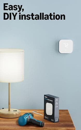 Amazon Smart Thermostat – Save money and energy - Works with Alexa and Ring - C-wire required thumbnail 6
