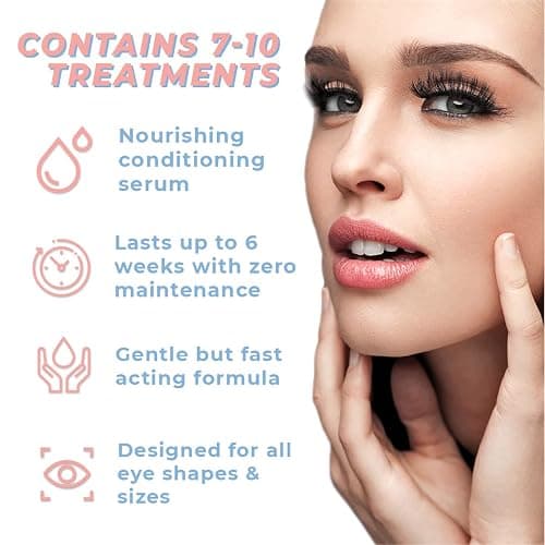 Lash Lift Kit for Eyelash Perm | Professional Instant Perming, Lifting & Curling for Eyelashes | Semi-Permanent Salon & DIY Home Use | Upgraded Glue | Includes Eye Shields, Pads, and Accessories thumbnail 5