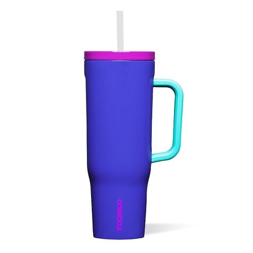 Corkcicle Cruiser Insulated Tumbler - Keeps Drinks Cold 20 Hours - Triple-Insulated Stainless Steel - Spill-Proof Lid - Summer Drinkware Gift - Keeps Drinks Ice Cold - 40 oz - Windbreaker - Image 1