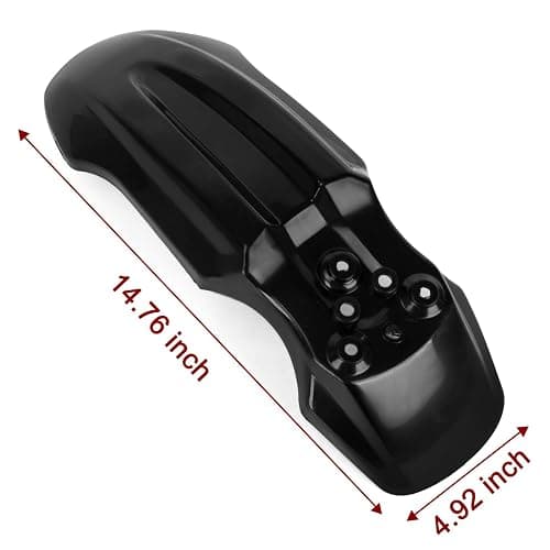 Motorcycle Front Wheel Mudguard, PSLER Dirt Bike Plastics Mud Guard, Crf50 Body Mudguard Kit for CRF50 Style 125CC Pit PRO Trail Dirt Bike, Black thumbnail 4