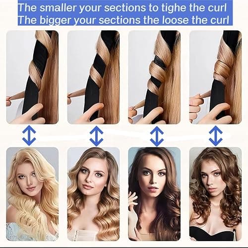 Heatless Hair Curler Headband With Removable & Adjustable Curling Rod | 2026 New Upgraded Eight Claw Design Satin Heatless Curling Rod Overnight No Heat Curling Roller for Waves and Curls thumbnail 5