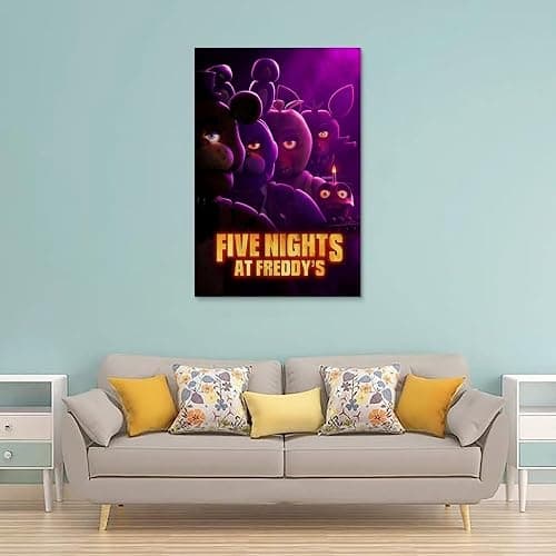 GWJXYWZP Five Nights at Freddy's Classic Movies And TV Series Canvas Poster Wall Art Decorative Painting Bedroom Painting Posters12x18inch(30x45cm) Unframe-style thumbnail 2