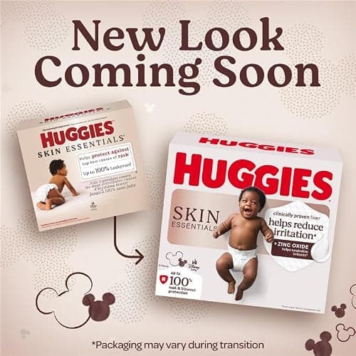 Huggies Size 6 Diapers, Skin Essentials Baby Diapers, Size 6 (35+ lbs), 108 Count (2 Packs of 54), Packaging May Vary thumbnail 3