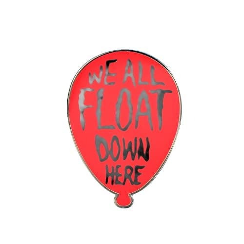 GuDeKe We All Float Down Here Hard Enamel Lapel Pins Badge Horror Movie Pin - Image 1
