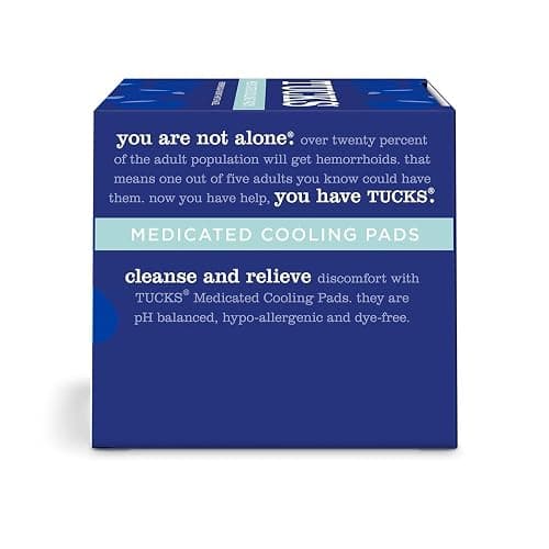 TUCKS Medicated Cooling Pads, 100 Count – Pads with Witch Hazel, Cleanses Sensitive Areas, Protects from Irritation, Hemorrhoid Treatment, Medicated Pads Used By Hospitals thumbnail 12