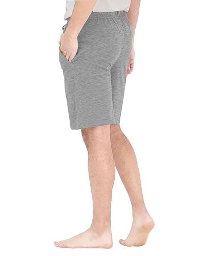 Andrew Scott Men's Lounge Shorts | Drawstring & Pockets Cotton PJ-Sleep Short Bottoms | Multi Packs thumbnail 3