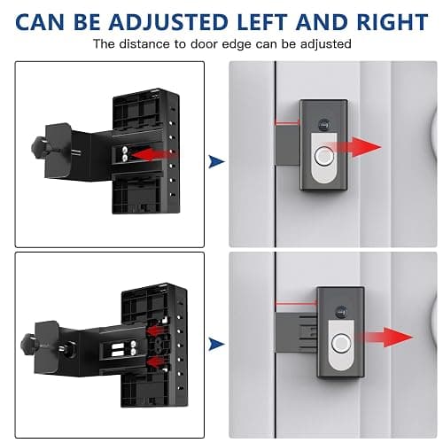KIMILAR Anti-Theft Video Doorbell Mount Compatible with Ring/Blink Wireless Video Doorbell, Adjustable Mounting Bracket Accessories for Houses, Apartments, Businesses, Not for Blink 2nd Gen thumbnail 5