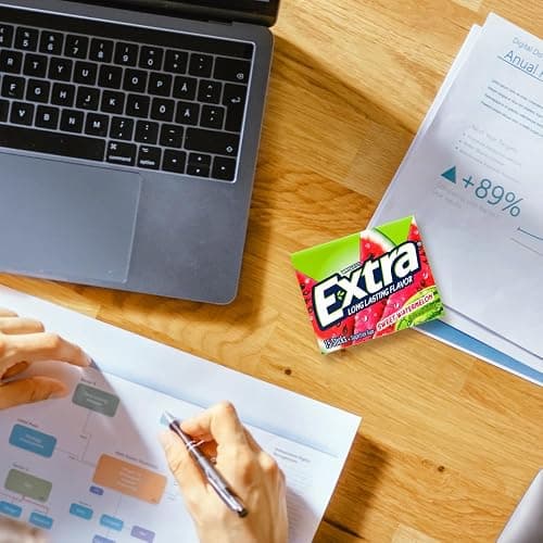 EXTRA Watermelon Sugar Free Chewing Gum, 15 ct (3 Pack) thumbnail 8