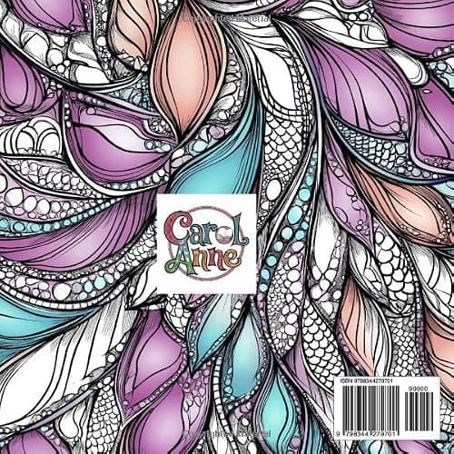 Fairies and Dragons: Fantasy Coloring Book: 8.5 "x 8.5" Magical Fairy and Dragon Illustrations for Stress Relief, Mindfulness and Relaxation (Fantasy Coloring for Relaxation) thumbnail 2
