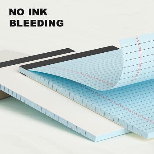5pcs Small Note Pads 5x8 Notebook College Ruled Legal Pads Color Notepads 5 Pack Study Back Writing Pads 5 x 8 Perforated Narrow Ruled Pads of Paper for School & Office Supplies 30 Sheets/Pack thumbnail 5