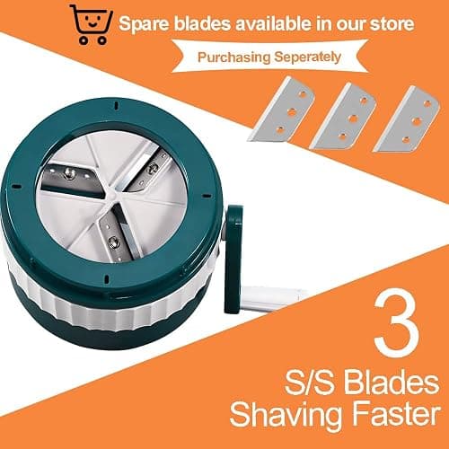 MANBA Ice Shaver and Snow Cone Machine - Premium Portable Ice Crusher and Shaved Ice Machine with Free Ice Cube Trays - BPA Free thumbnail 6