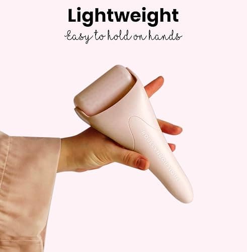 ROSELYNBOUTIQUE Ice Roller for Face Wrinkles Fine Lines Puffiness Stick Massager Facial Skin Care Tools Self Care Gifts for Men Women (Beige) thumbnail 3