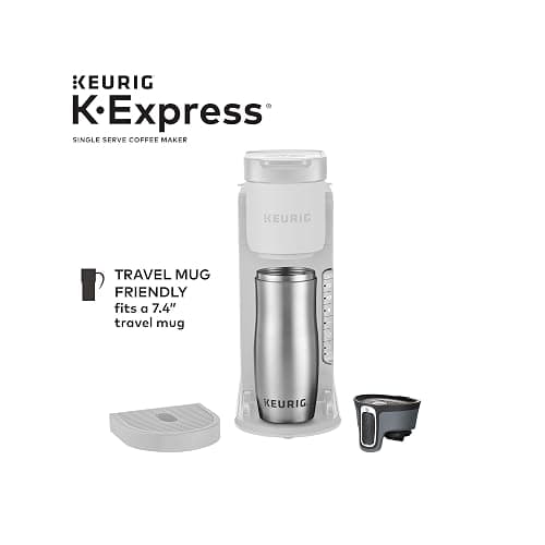 Keurig K-Express Coffee Maker, Single Serve K-Cup Pod Coffee Brewer, Warm Stone - Warm Stone thumbnail 5