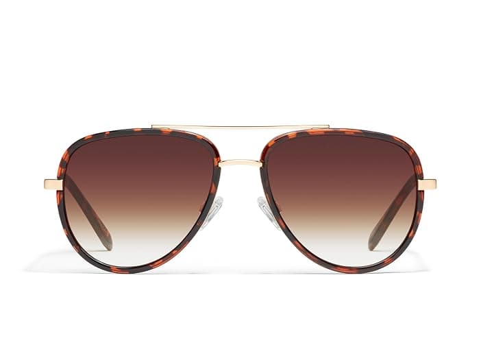 Quay - Sunglasses for Men & Women, Medium Aviator Shades, UV Protection Lenses (All In) - Image 1