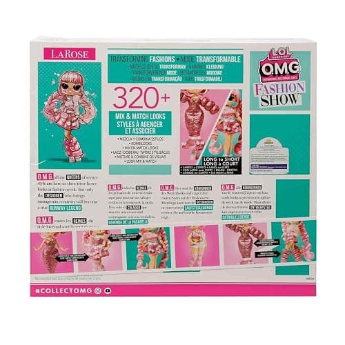 LOL Surprise OMG Fashion Show Style Edition Dolls - LAROSE - 10"/25 cm Doll with 320+ Fashion Looks - Includes Transforming Outfits, Accessories and More - Collectable - For Kids Ages 4+ thumbnail 9