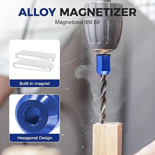 Strong Magnetic Screw Holder Ring, 2026 New Screwdriver Head Magnetic Ring Bit, Universal Magnetic Screw Holder for Drill, Anti-Slip Screwdriver Holder for Power Tools, Mechanics & Carpenters (A) thumbnail 3