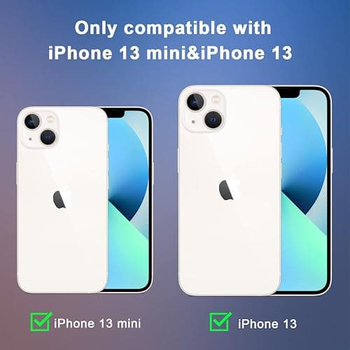 Orzero (2 Pack Camera Lens Protector for iPhone 13/ iPhone 13 Mini, Protector de Cámera Premium Metal and Glass Precise Camera Cutouts High Definition Anti-Scratch - Starlight thumbnail 3