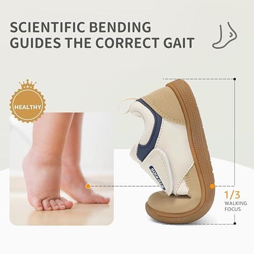 STQ KIDS Toddler Wide Toe Box Shoes Barefoot Sneakers Girls Boys Zero Drop First Walking Running Tennis Grounding Shoes thumbnail 8