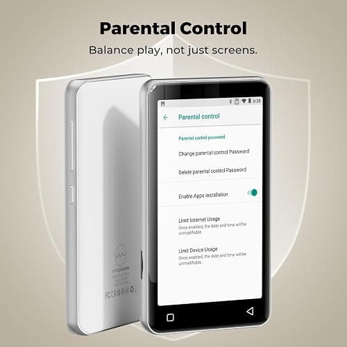 MP3 Player with Bluetooth and WiFi 80GB, innioasis MP3 Player for Kids with spotify, Spotify Kids, Pandora, Amazon Music, 4 inch Full Touch Screen Music Player, Android MP4 Player White thumbnail 4