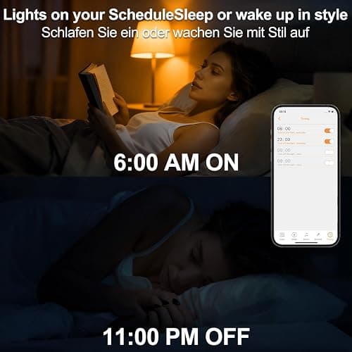 iLC LED RGBW Lampe E27 RGB+Warmweiß, Sync mit Musik farbwechsel Glühbirne mit APP, 16 Millionen Farben, 20 Modi thumbnail 8