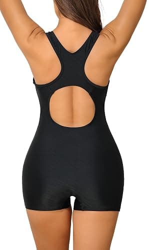 beautyin Swimsuit Women Boyleg One Piece Water Aerobic Competitive Bathing Suit thumbnail 2