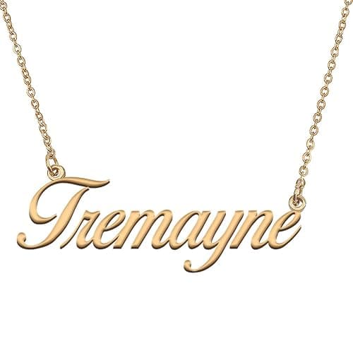 HUAN XUN Personalized Any Name Necklace Charm Pendant Necklace for Mother New Mom - Image 1