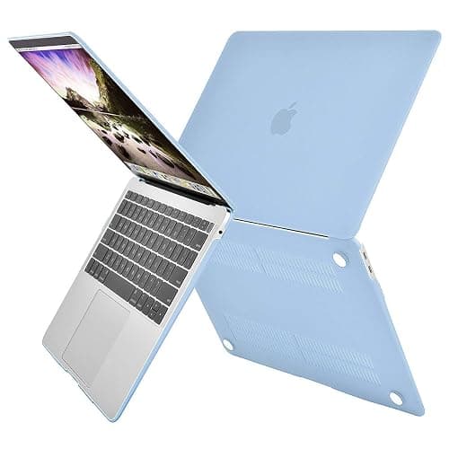 MOSISO Compatible with MacBook Air 13 inch Case 2022 2021 2020 2019 2018 Release A2337 M1 A2179 A1932 Touch ID, Plastic Hard Shell Cover&Keyboard Cover for MacBook Air 13.3 inch Case, Airy Blue thumbnail 4