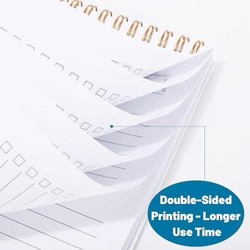 Thboxes To Do List Pad, Daily Planner Notebook Tear off 52 Sheets Double-Sided Printing, 9.8" X 6.7" Organiser Notebook for Work School Personal Organized, 100GSM Thick Paper thumbnail 7
