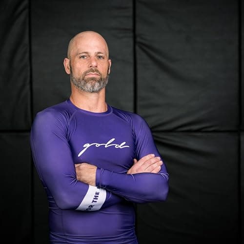Gold BJJ Foundation Rash Guard - Ranked No-Gi and Gi Jiu Jitsu Rashguard thumbnail 3