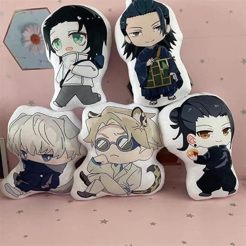QAHEART JJK Plush Figure Nanami Kento Throw Pillow 45cm Anime Soft Figure JJK Hug Pillow Cushion Home Sofa Decoration Collectible Gifts for Fans thumbnail 6