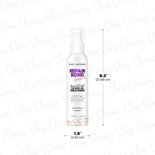 Marc Anthony Repairing Leave-In Conditioner, 8.45 fl oz - Repairs, Strengthens & Maintains Bonds within Hair - Eliminates Frizz, Flyaways & Reduce Breakage - Dry & Damaged Hair thumbnail 2