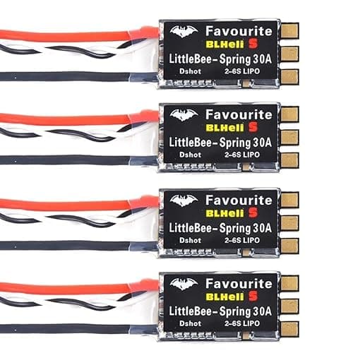 20A 30A Electronic Speed Controller Favorite BLHeli-S Brushless ESC DShot Speed Controller Motor 2~6S Lipo Compatible for FPV Multicopter Quadcopter Aircraft & Drone (Single 30 A) thumbnail 6