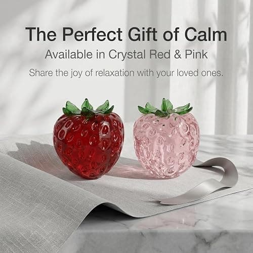 Soft Moldable Coconut Oil Strawberry Fidget Toy, Transparent TPR Squishy Sensory Toy for Adults Teens, Portable Desk Stress‑Relief Fruit Toy for Gifting and Daily Relaxation thumbnail 6