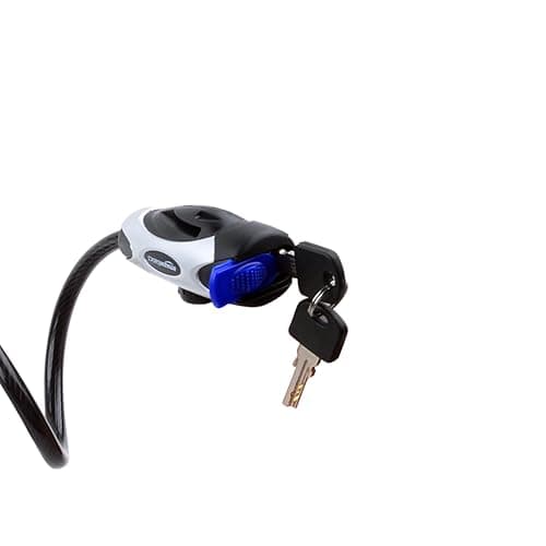 Amazon Basics Weather Resistant Bike Security Cable Lock, 70 inches Length, 8mm Diameter, Black thumbnail 2