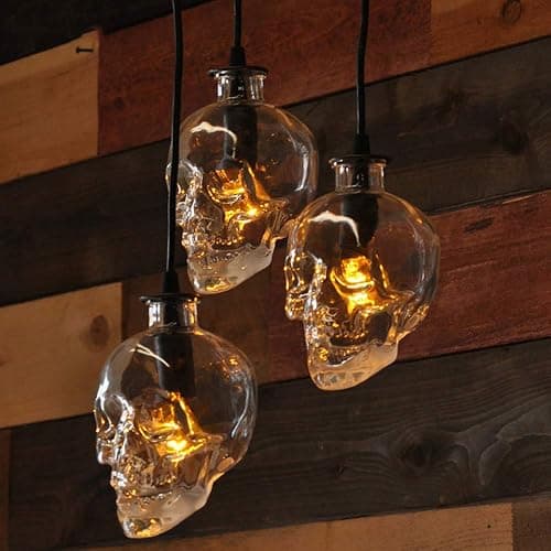 NIUYAO Pendant Light Lamp Dome Shade Hanging Ceiling Light (Skull Shape) - Image 1