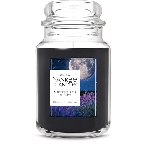 Yankee Candle Mid Summer's Night, Scented Candle, 22oz Large Jar with up to 150 Hour Burn, Giftable - Image 1