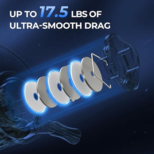 KastKing Centron Lite Fishing Rod and Reel Combo, IM6 Graphite 2Pc Blanks, Stainless Steel Guides with Ceramic Rings, Contoured EVA Handles & Fighting Butt, Split or Full Rear Handle Design, 13 Models thumbnail 8