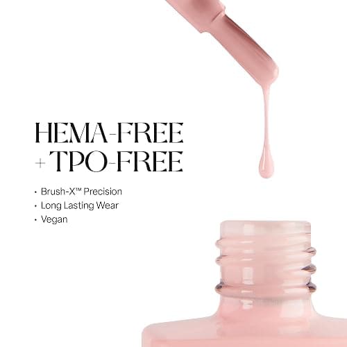 APRÉS Gel Couleur Trio Set - Gel Color, Base Coat, Non-Wipe Top Coat (15ml), Nail Polish Bundle (Fairy Wings) thumbnail 2