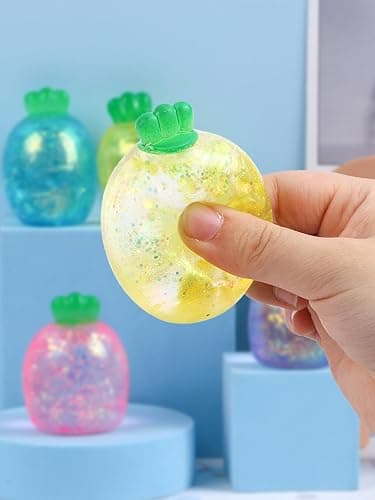 FQZWONG Birthday Party Favors Always Returns to Its Square Shape Squeeze Ball Set Stress Relief & Fidget for ADHD Sensory Squeeze Stress Balls Increase Entertainment Ages 3 and Up thumbnail 6