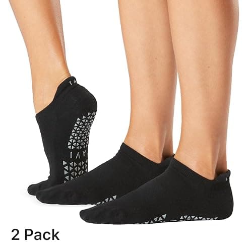 TAVI Women’s Savvy Grip Socks, Multi-Pack - Non Skid, Barre Grips, Slipper Socks for Pilates, Yoga, and Ballet for Women thumbnail 2