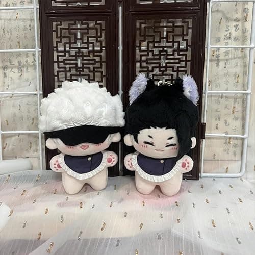 YLEAFUN JJK Anime Figure Pillow Gojos and Geto Suguru Soft Figure Cute Starfish Body Stuffed Animal Keychain Pendant Backpack Bag Charm 10cm thumbnail 4
