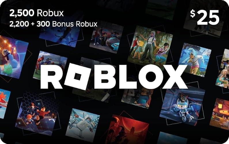 Roblox Digital Gift Card - 2,500 Robux [Includes Exclusive Virtual Item] [Digital Code] - Image 1