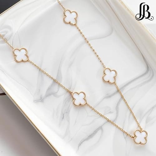LaBling Clover Necklaces for Women | Four Leaf Stylish Designer Necklaces | Lovely Gift thumbnail 5
