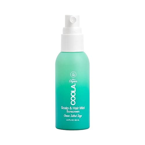 COOLA Organic Scalp Spray & Hair Sunscreen Mist with SPF 30, Dermatologist Tested Hair Care for Daily Protection, Vegan and Gluten Free, Ocean Salted Sage, 2 Fl Oz - Image 1